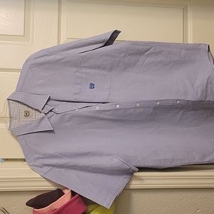 Cinch button up dress shirt